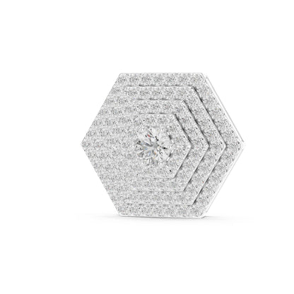 Round Lab Grown Diamond Halo Pendant