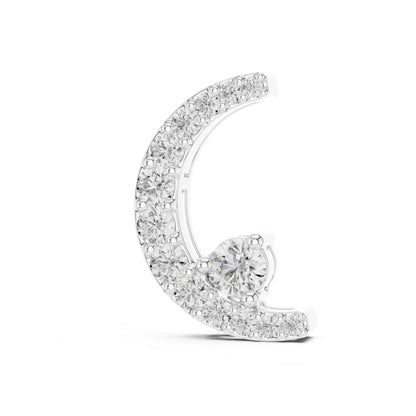 Round Lab Grown Diamond Halo Pendant