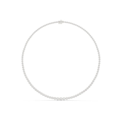 Round Lab Grown Diamond Halo Pendant