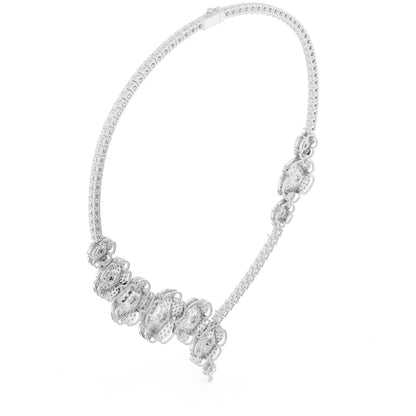 Round Lab Grown Diamond Halo Pendant