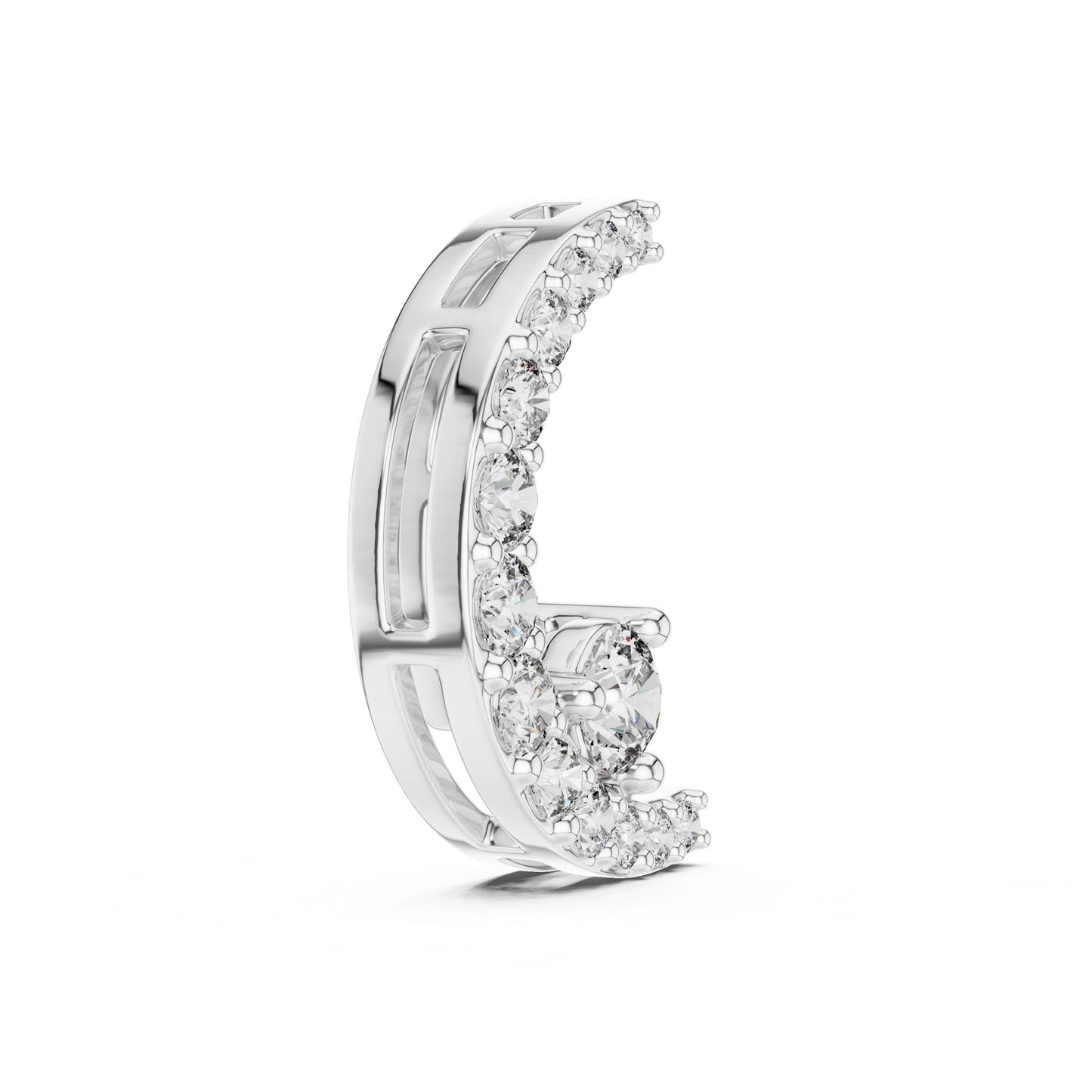 Round Lab Grown Diamond Halo Pendant