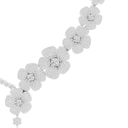 Round Lab Grown Diamond Halo Pendant