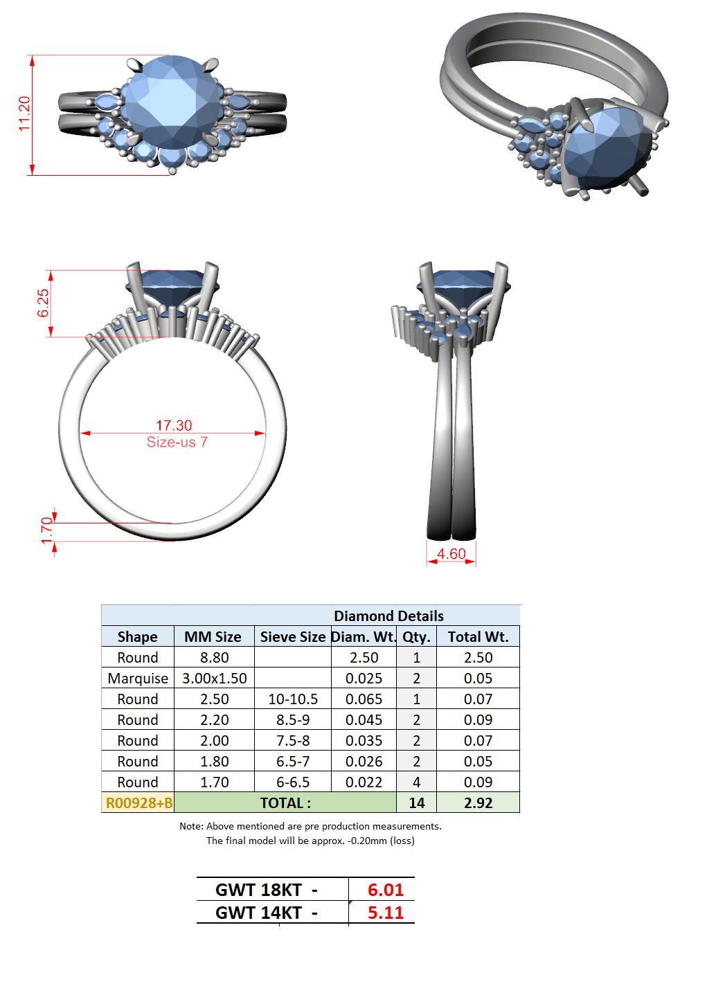 Round Lab Grown Diamond Halo Engagement Ring