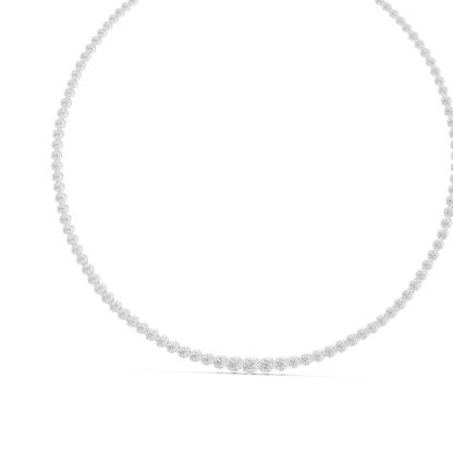 Round Lab Grown Diamond Halo Pendant