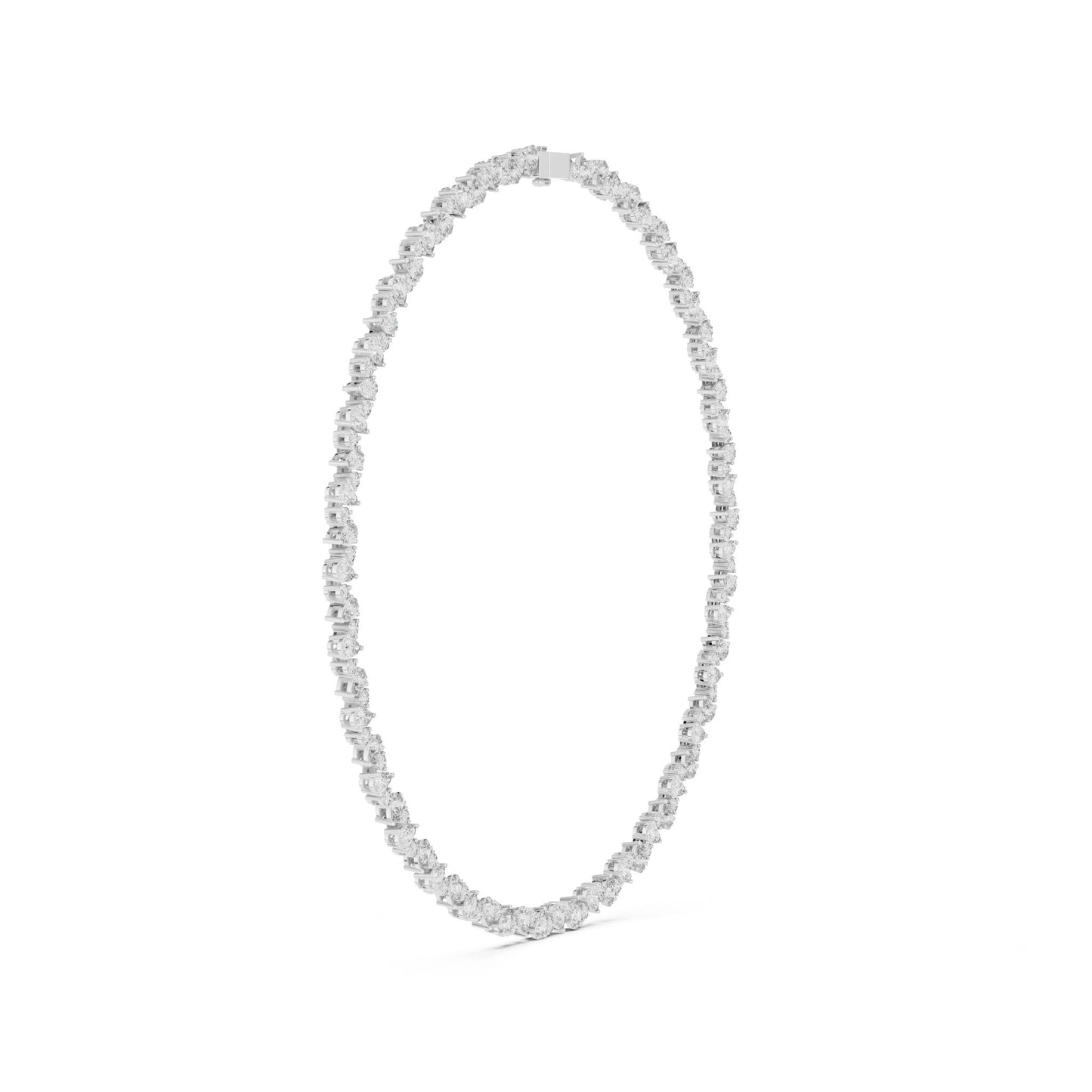 Round Lab Grown Diamond Halo Pendant
