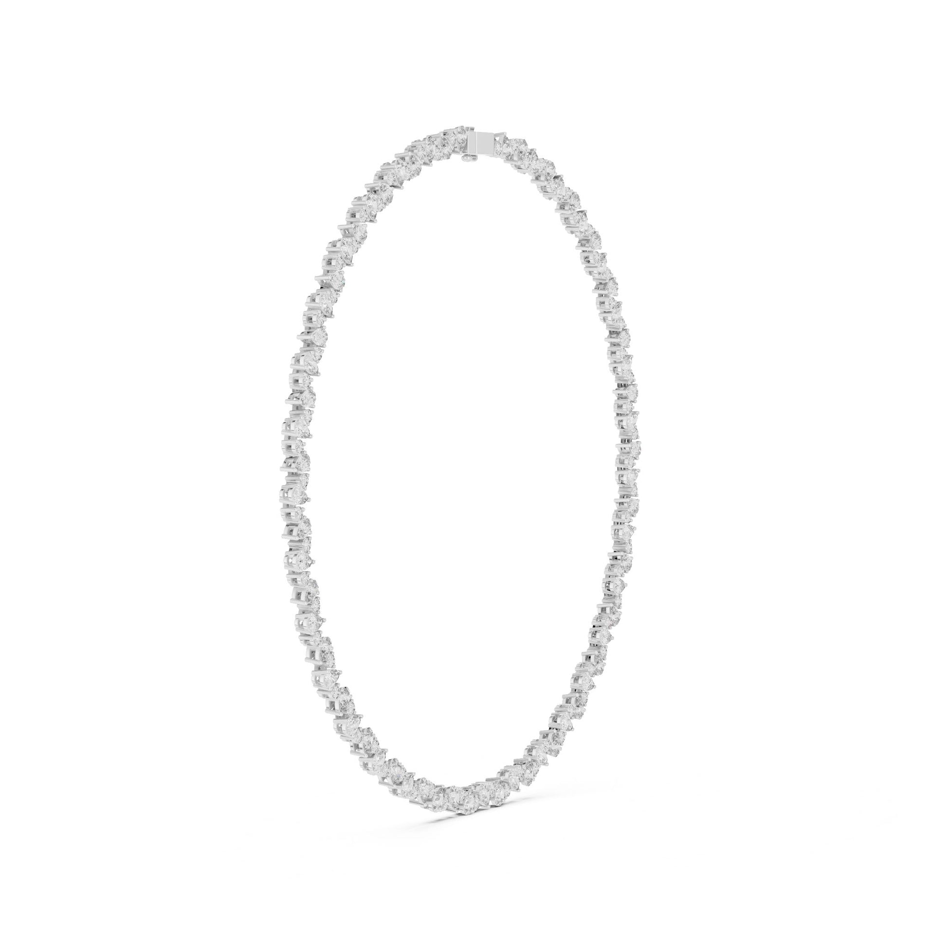 Round Lab Grown Diamond Halo Pendant