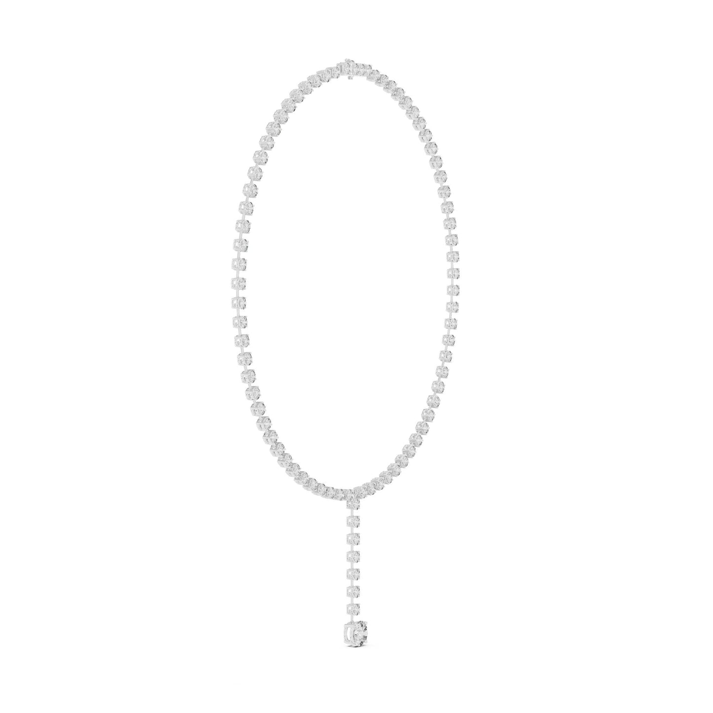 Round Lab Grown Diamond Halo Pendant