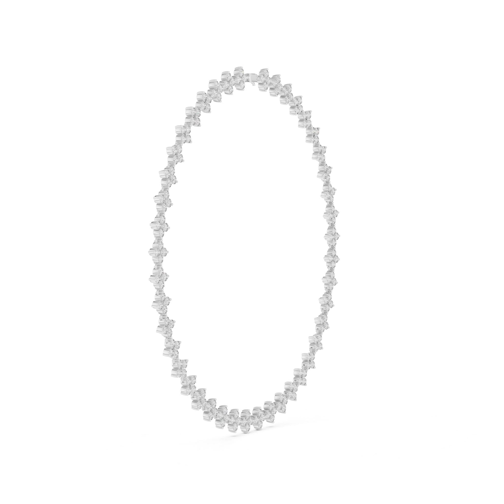 Round Lab Grown Diamond Halo Pendant