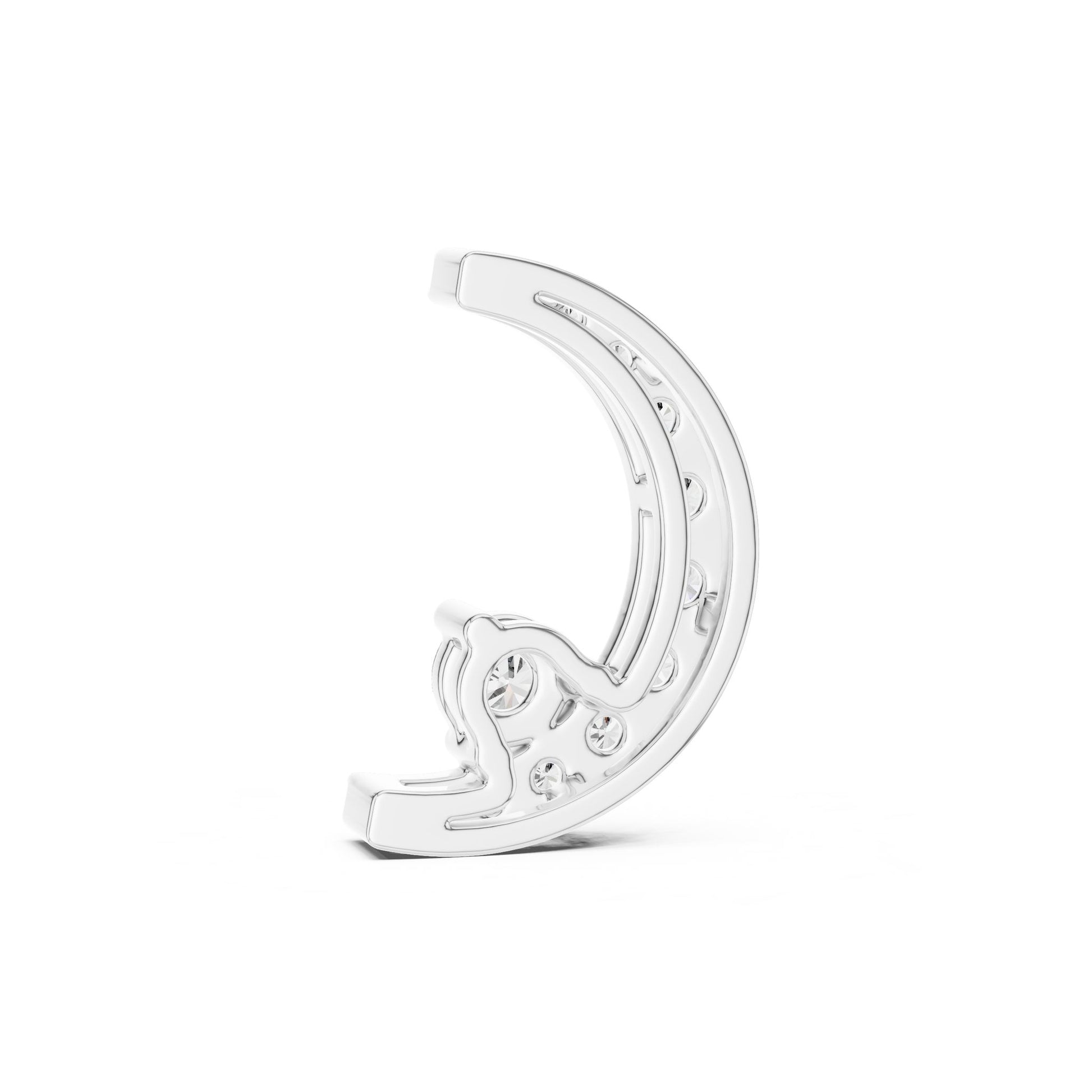 Round Lab Grown Diamond Halo Pendant