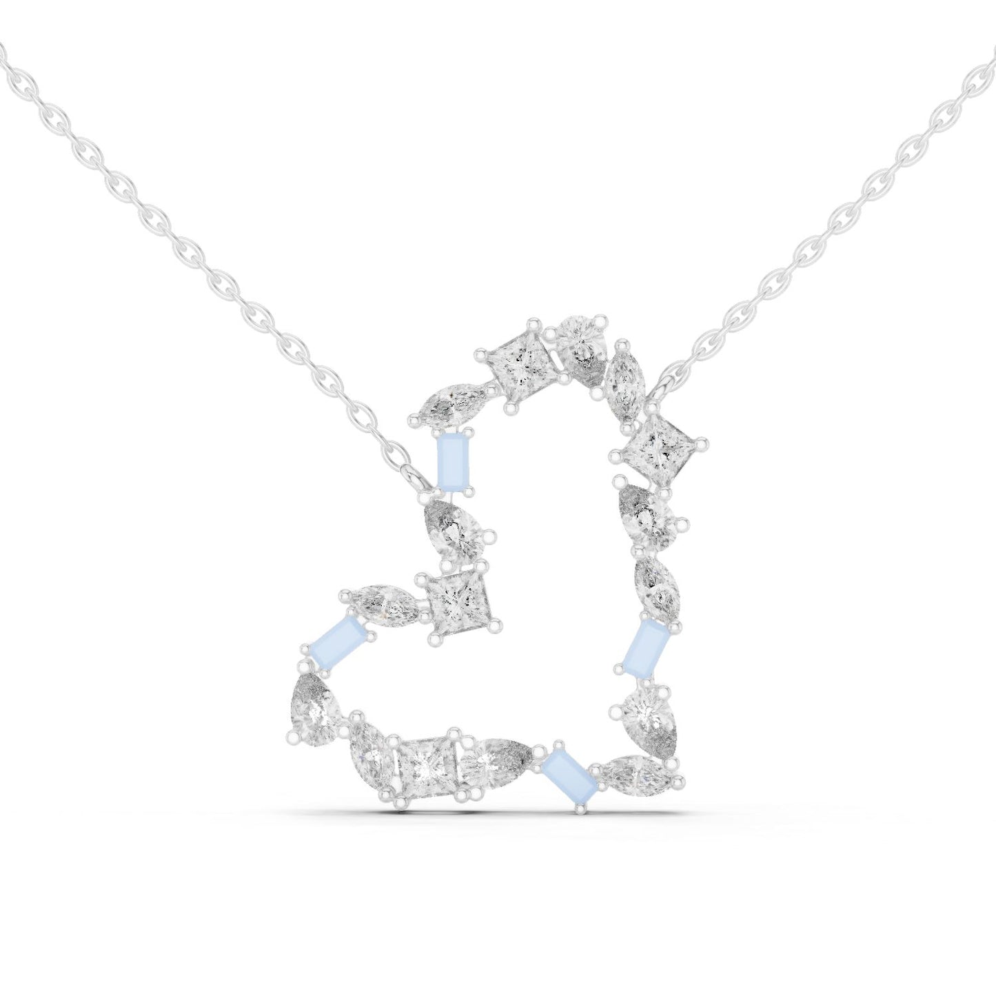 Round Lab Grown Diamond Halo Pendant