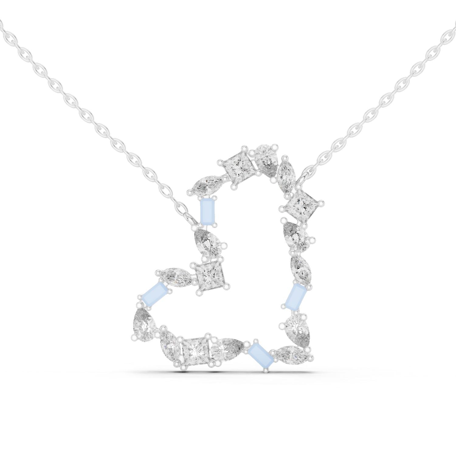Round Lab Grown Diamond Halo Pendant