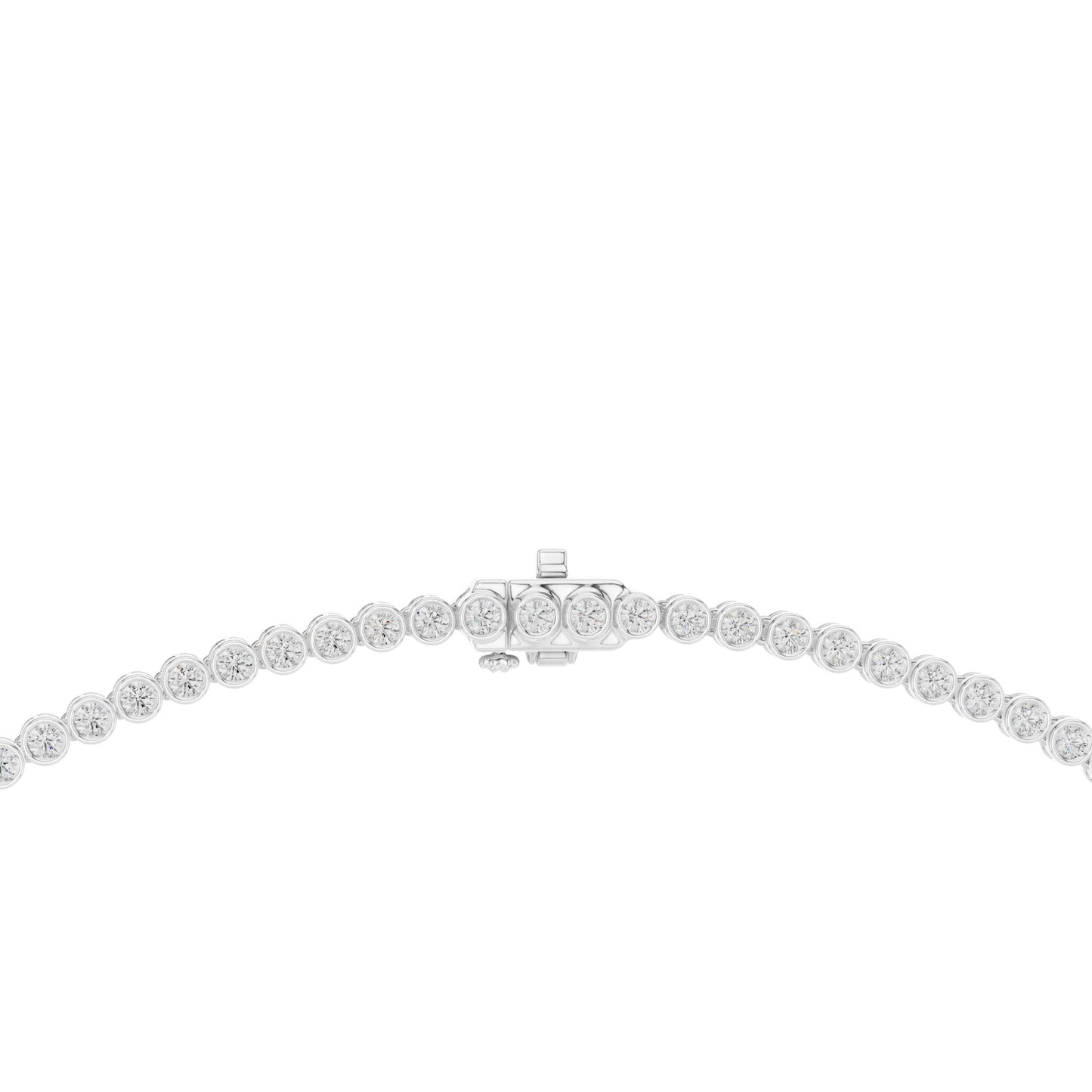 Round Lab Grown Diamond Halo Pendant