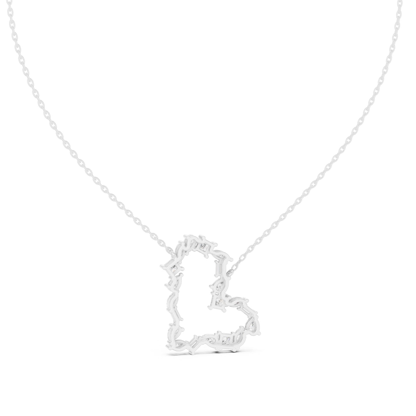 Round Lab Grown Diamond Halo Pendant