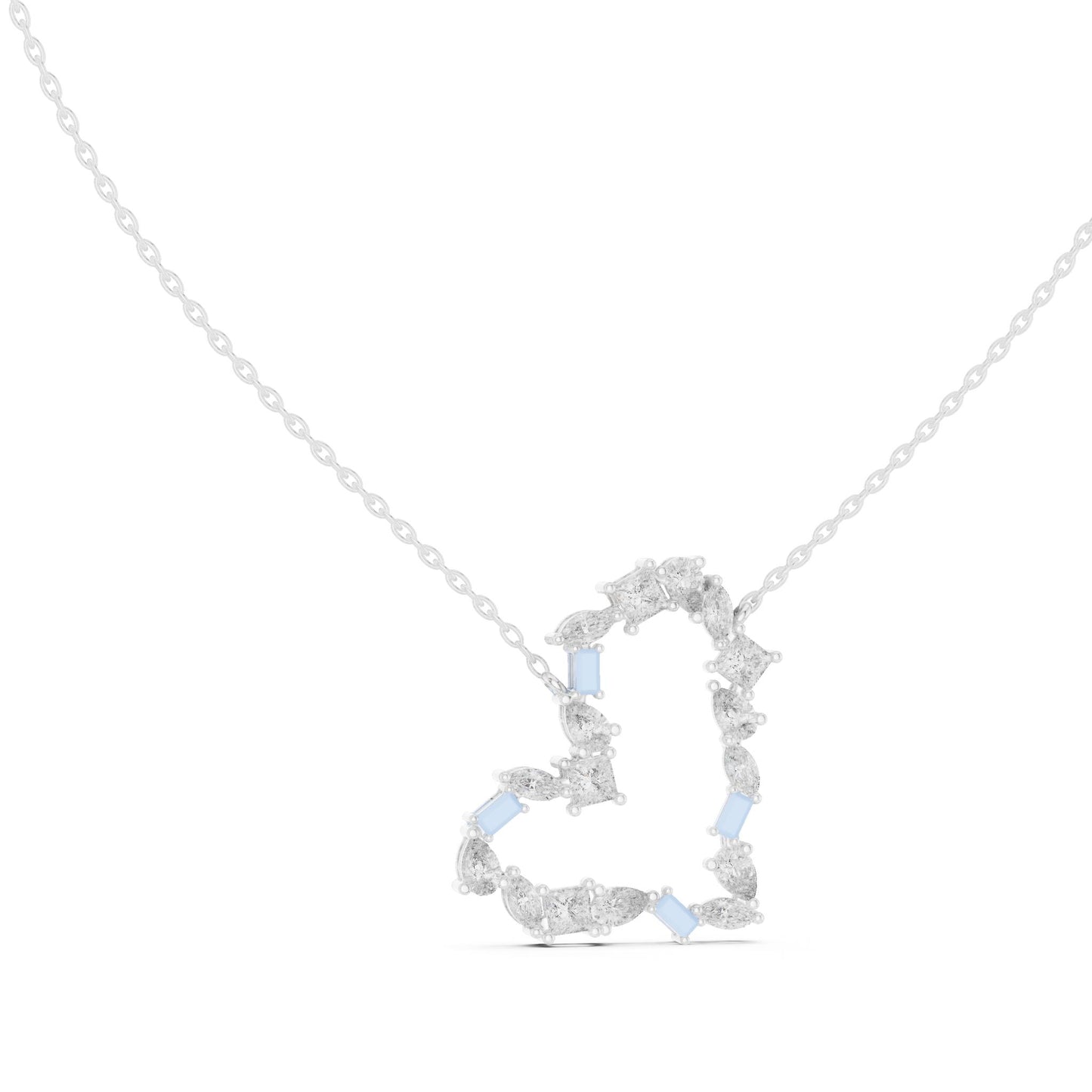 Round Lab Grown Diamond Halo Pendant