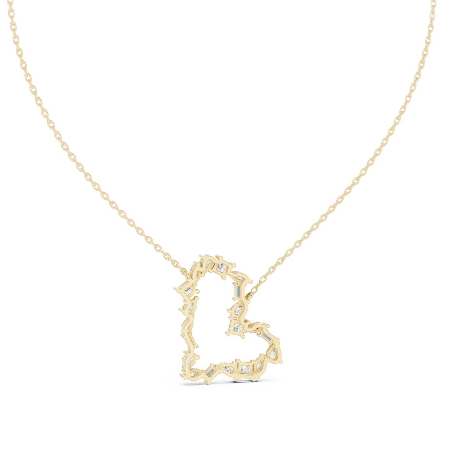 Round Lab Grown Diamond Halo Pendant