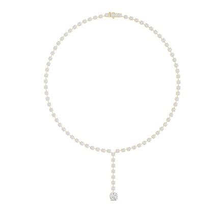 Round Lab Grown Diamond Halo Pendant