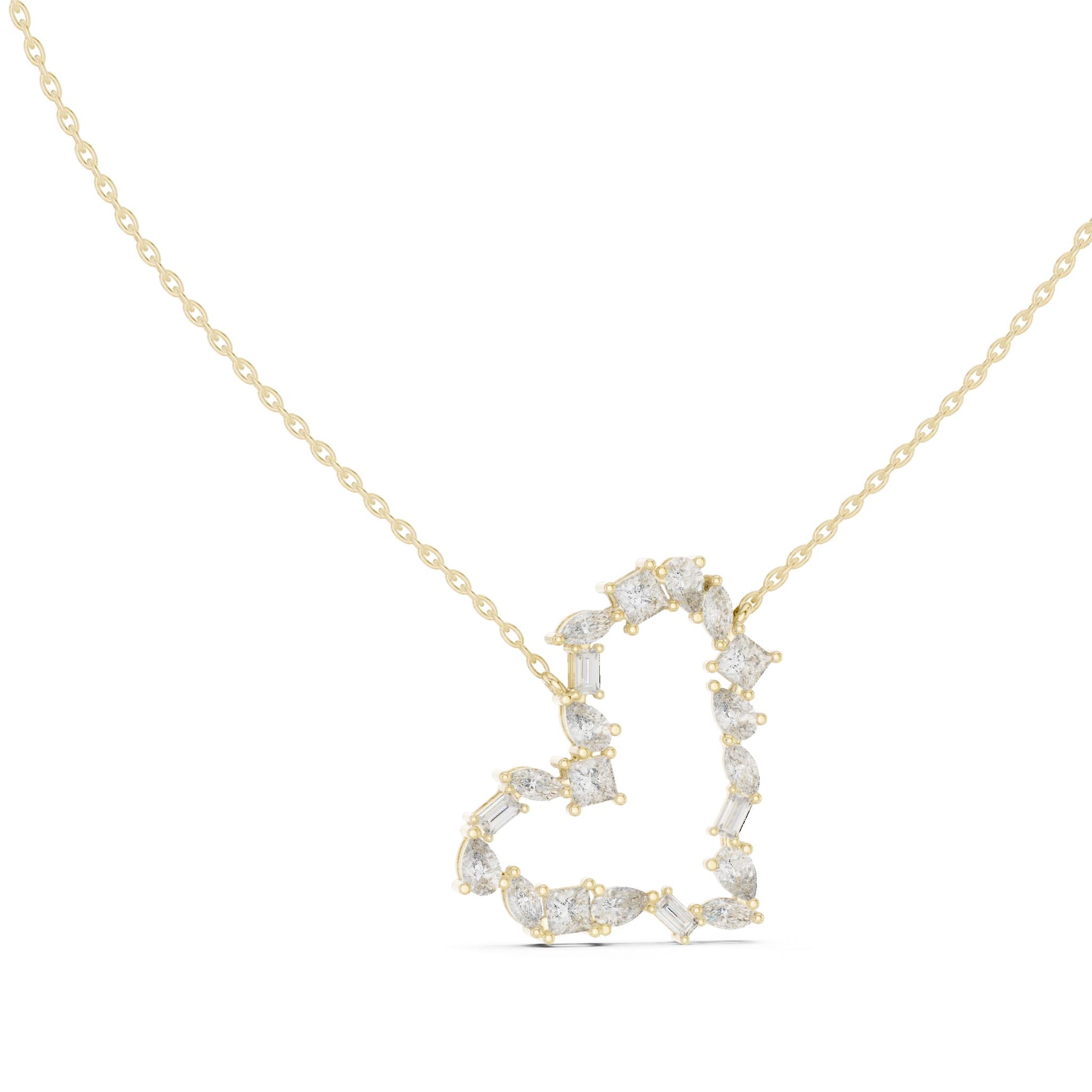 Round Lab Grown Diamond Halo Pendant