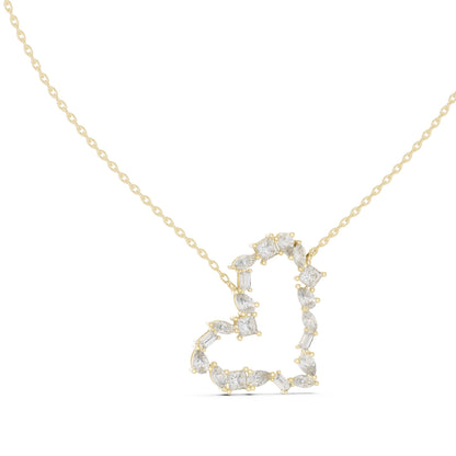 Round Lab Grown Diamond Halo Pendant