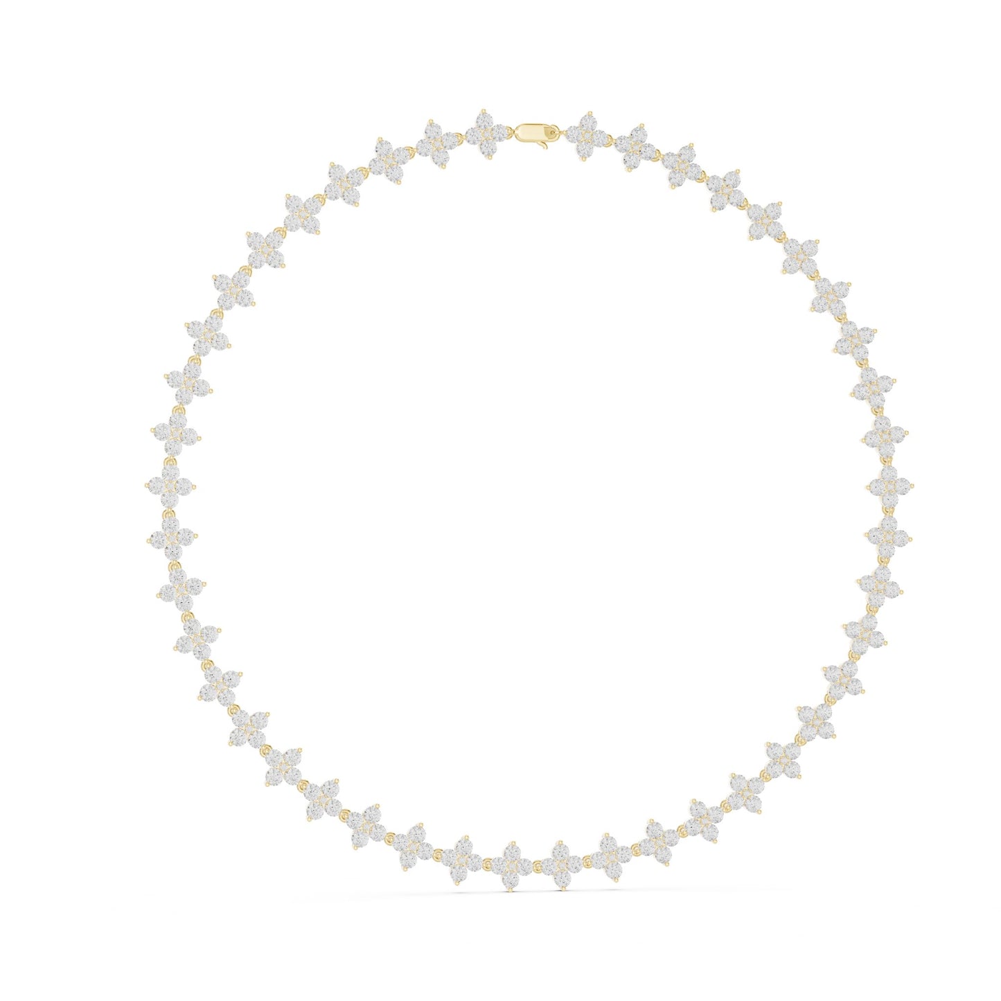 Round Lab Grown Diamond Halo Pendant