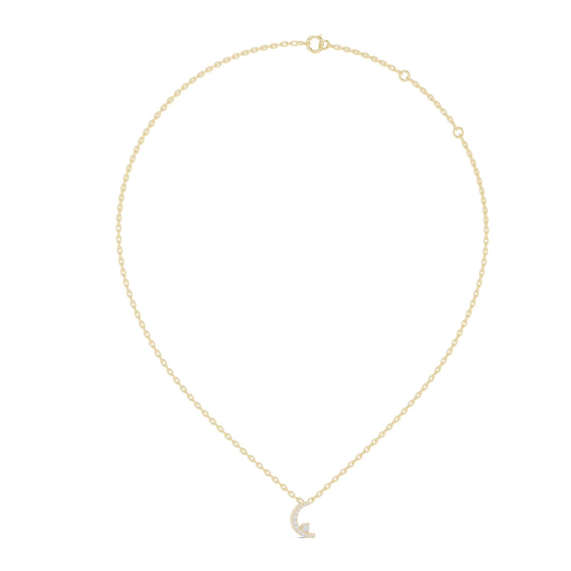 Round Lab Grown Diamond Halo Pendant