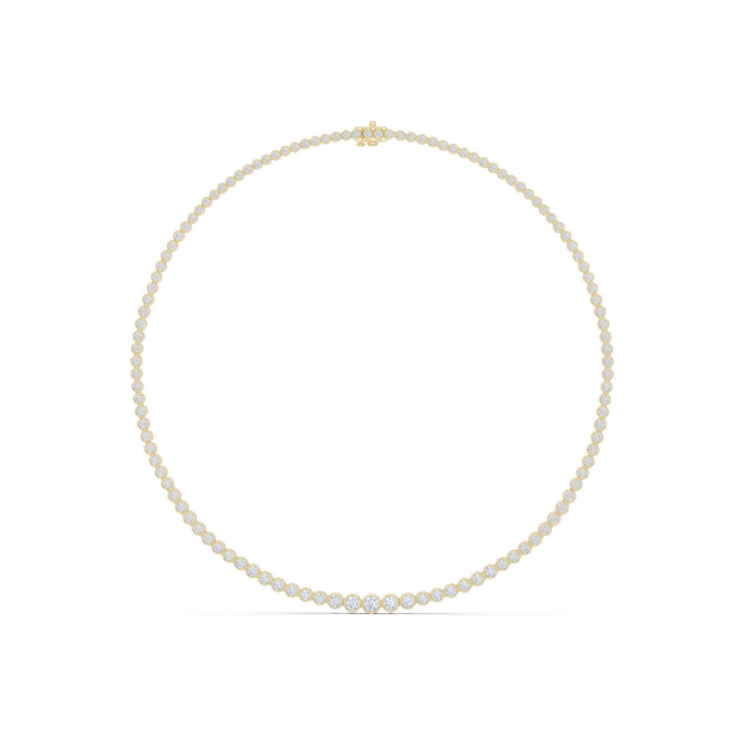 Round Lab Grown Diamond Halo Pendant