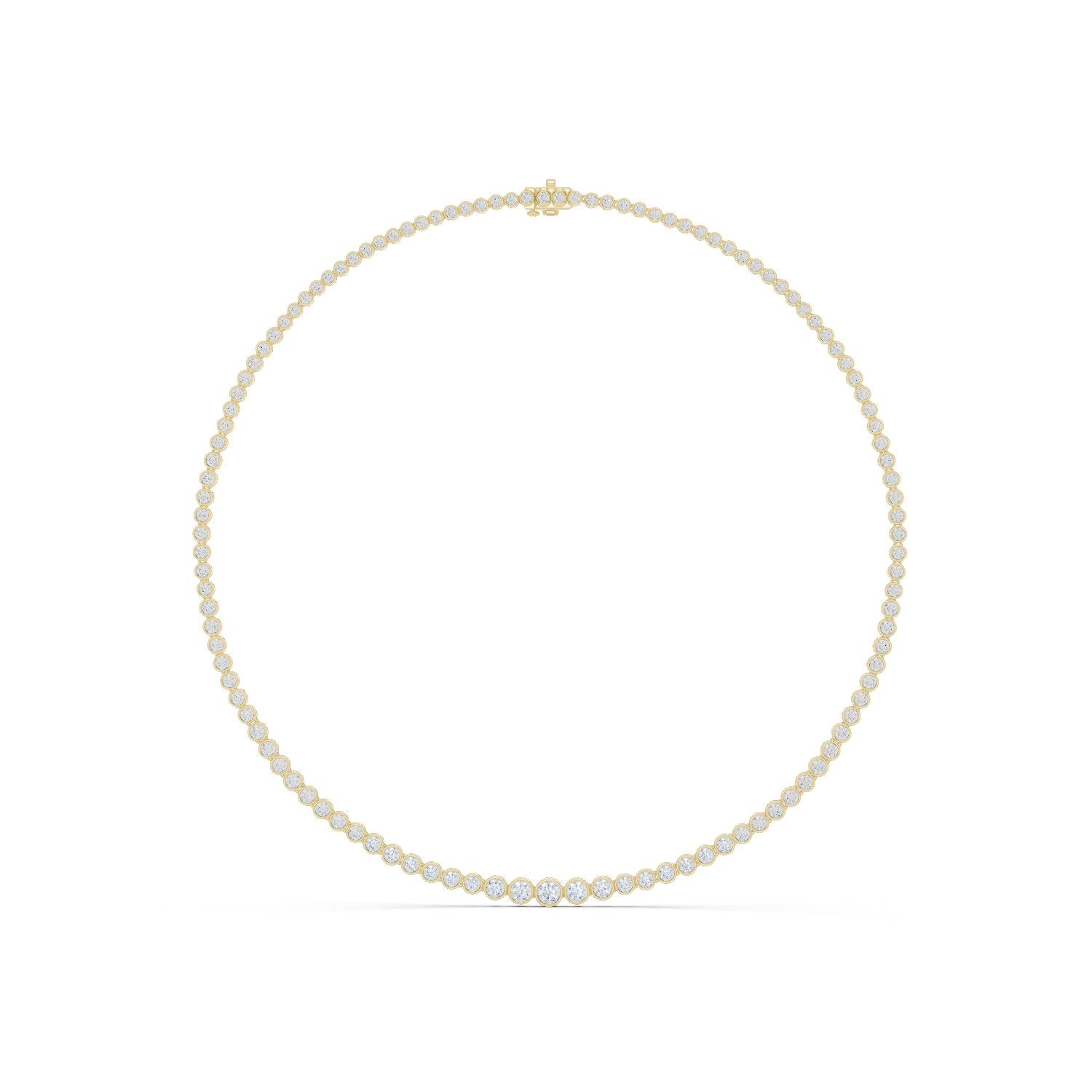 Round Lab Grown Diamond Halo Pendant