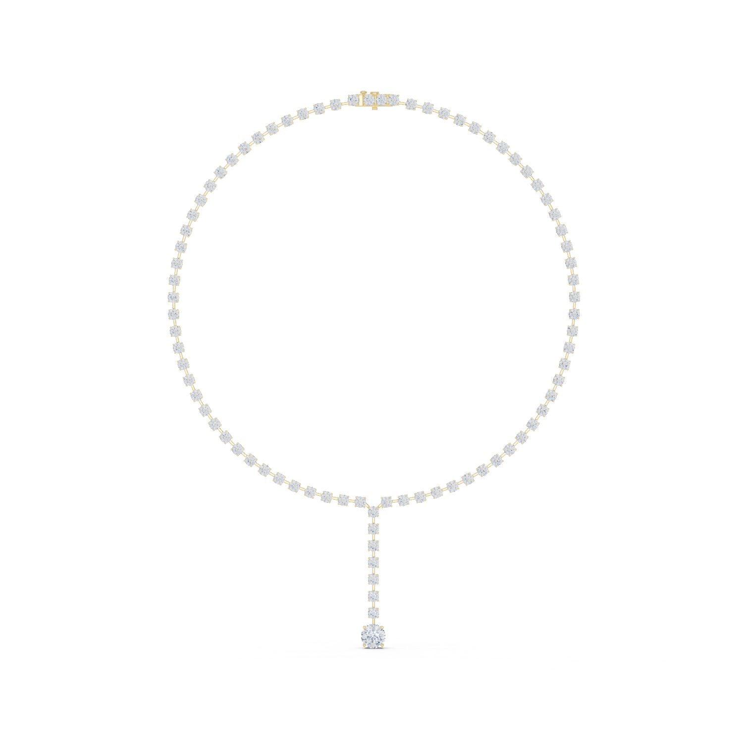 Round Lab Grown Diamond Halo Pendant
