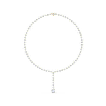 Round Lab Grown Diamond Halo Pendant