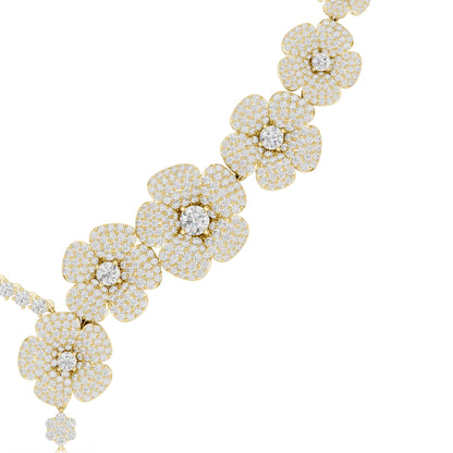 Round Lab Grown Diamond Halo Pendant