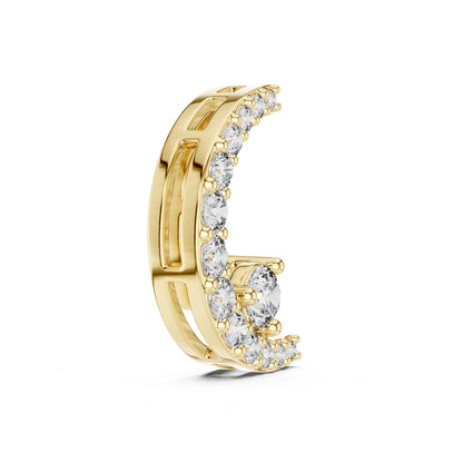 Round Lab Grown Diamond Halo Pendant