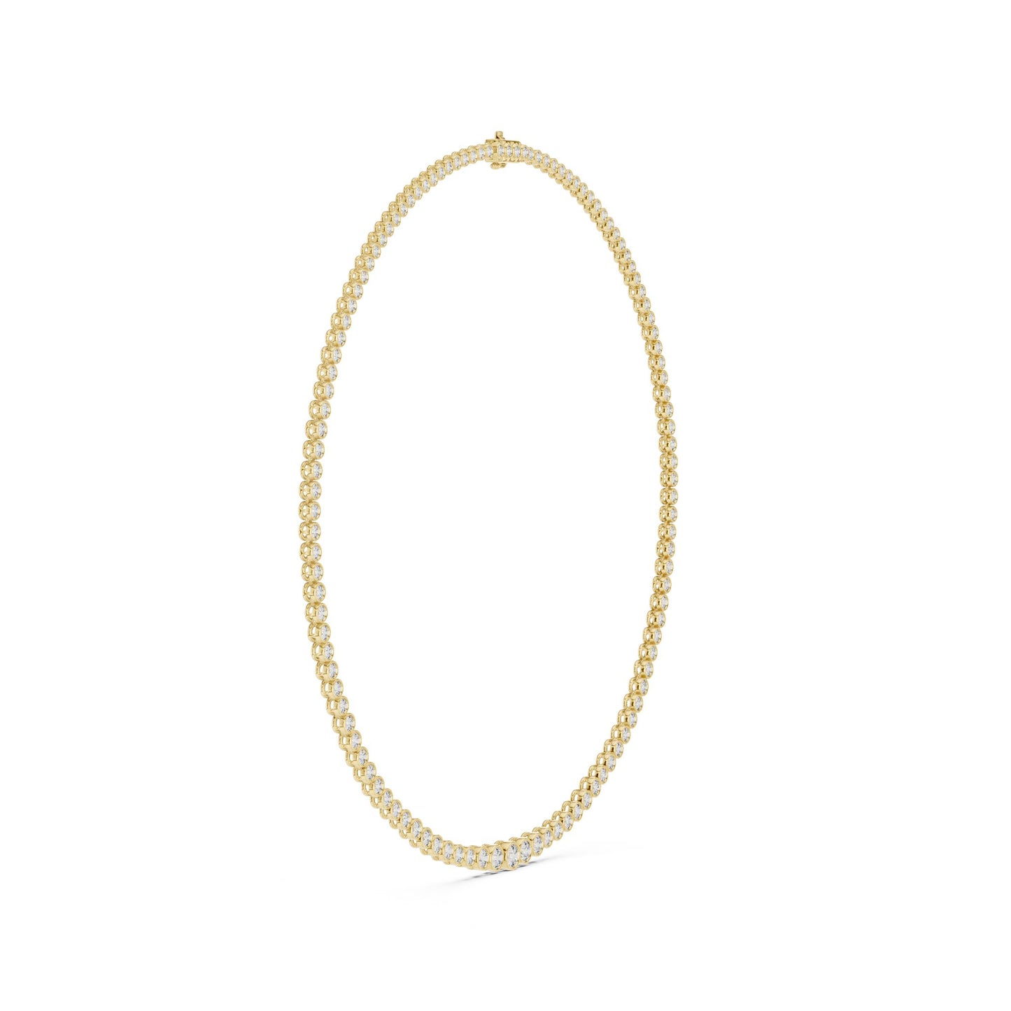 Round Lab Grown Diamond Halo Pendant