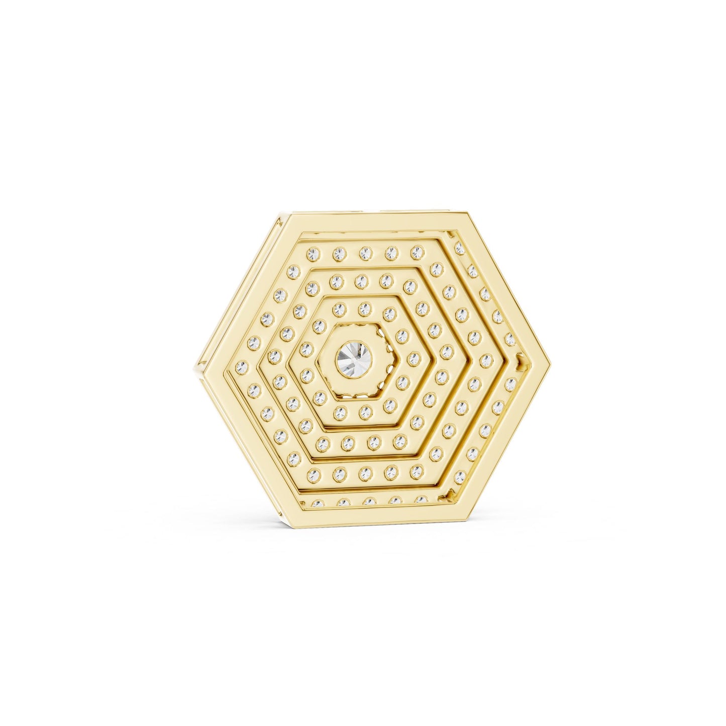 Round Lab Grown Diamond Halo Pendant