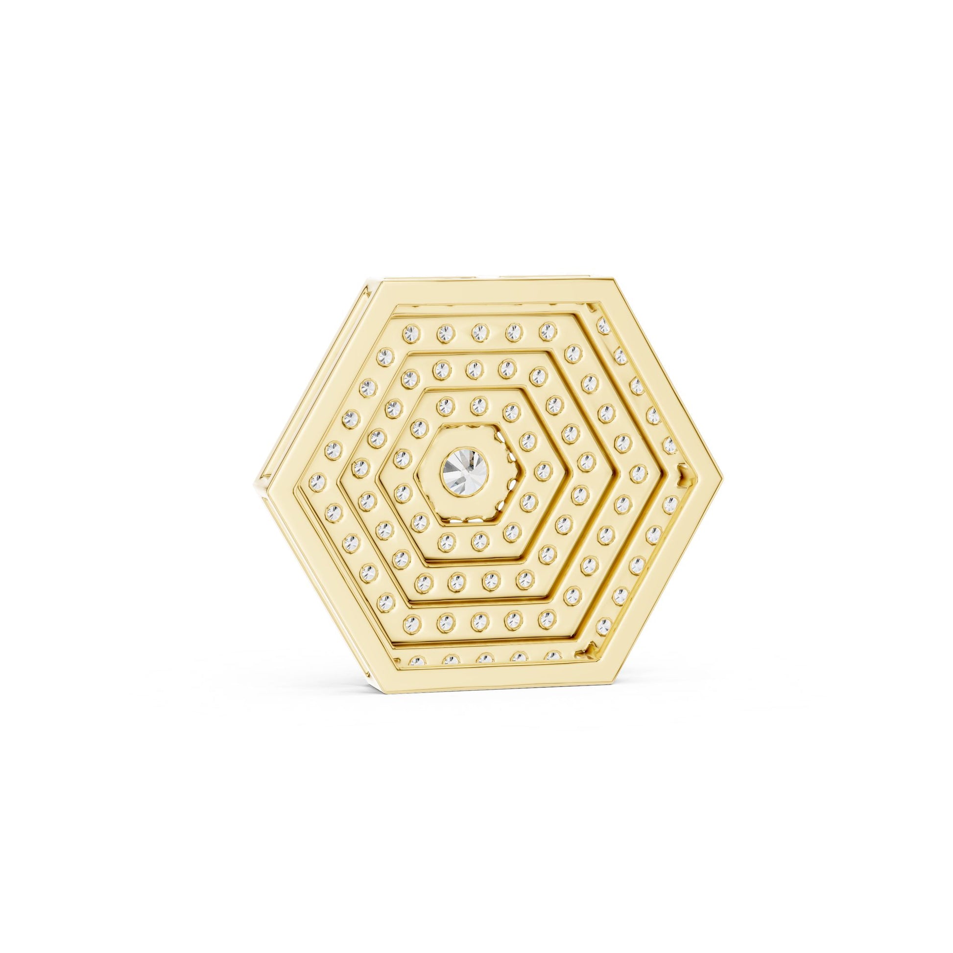 Round Lab Grown Diamond Halo Pendant