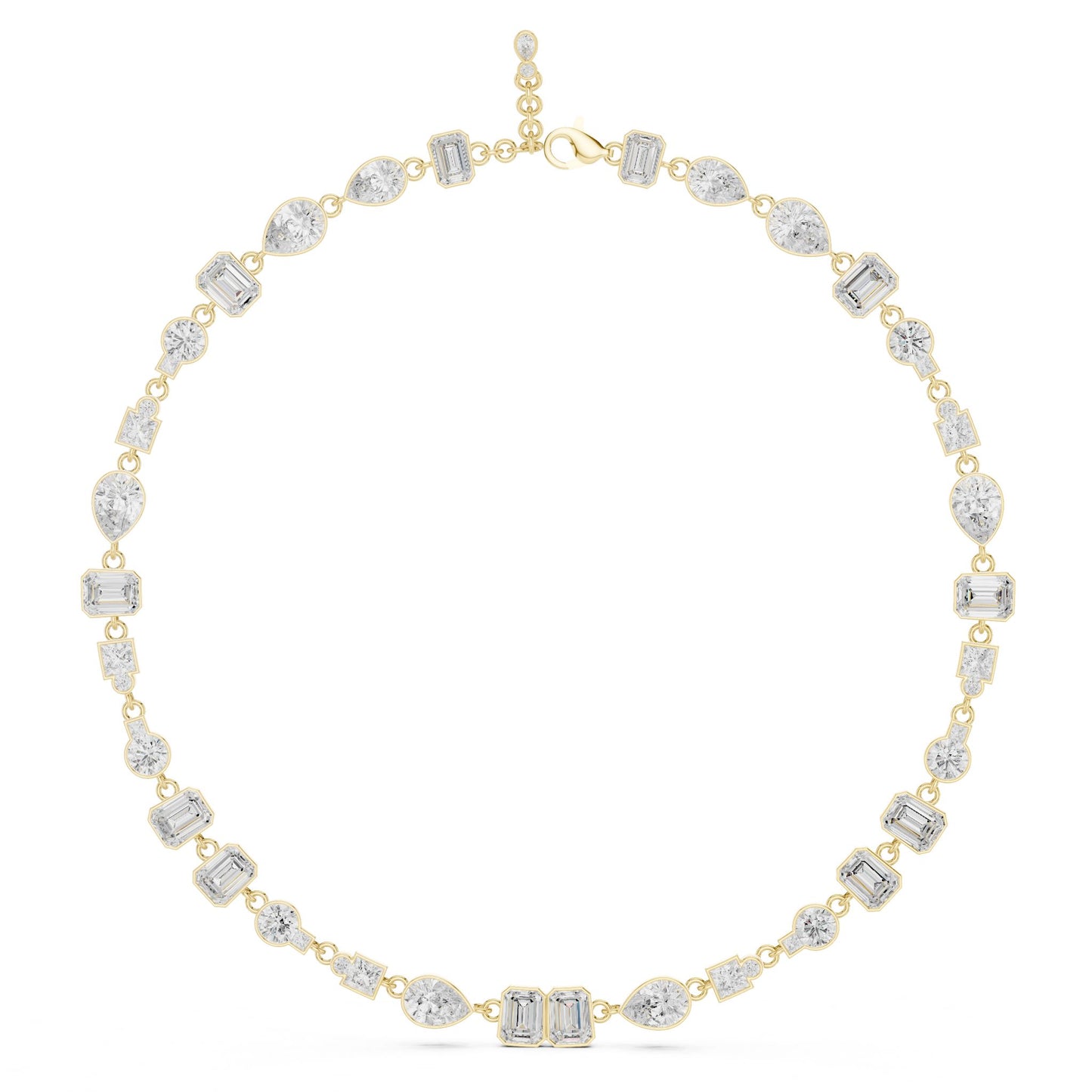 Round Lab Grown Diamond Halo Pendant