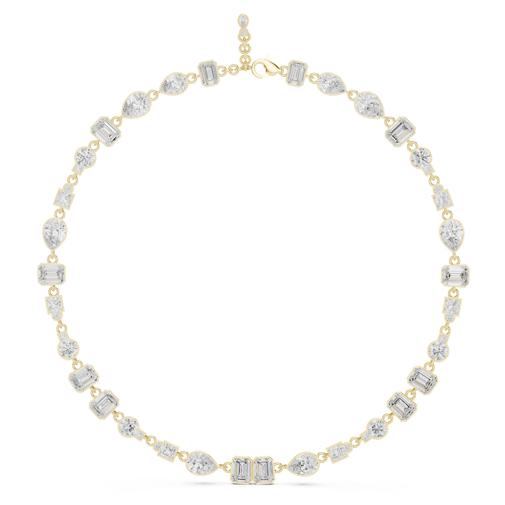 Round Lab Grown Diamond Halo Pendant