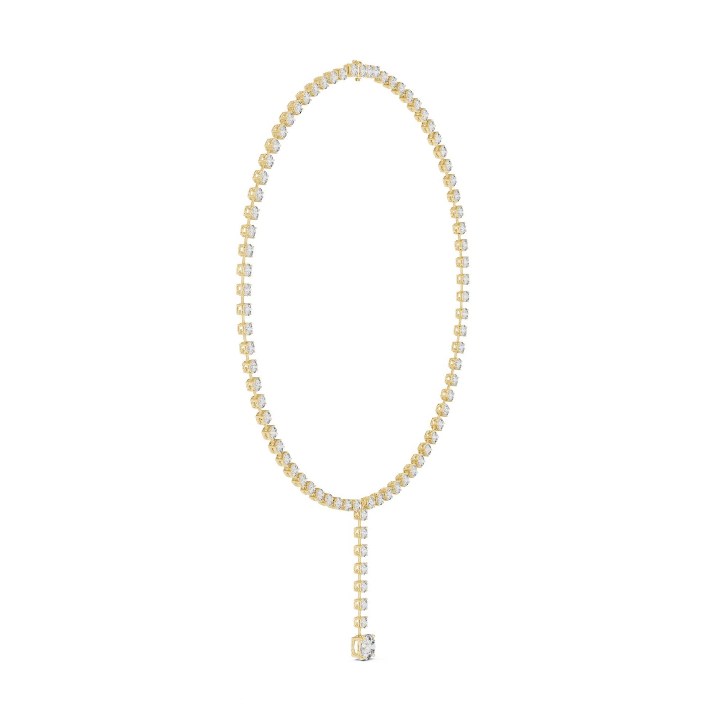 Round Lab Grown Diamond Halo Pendant