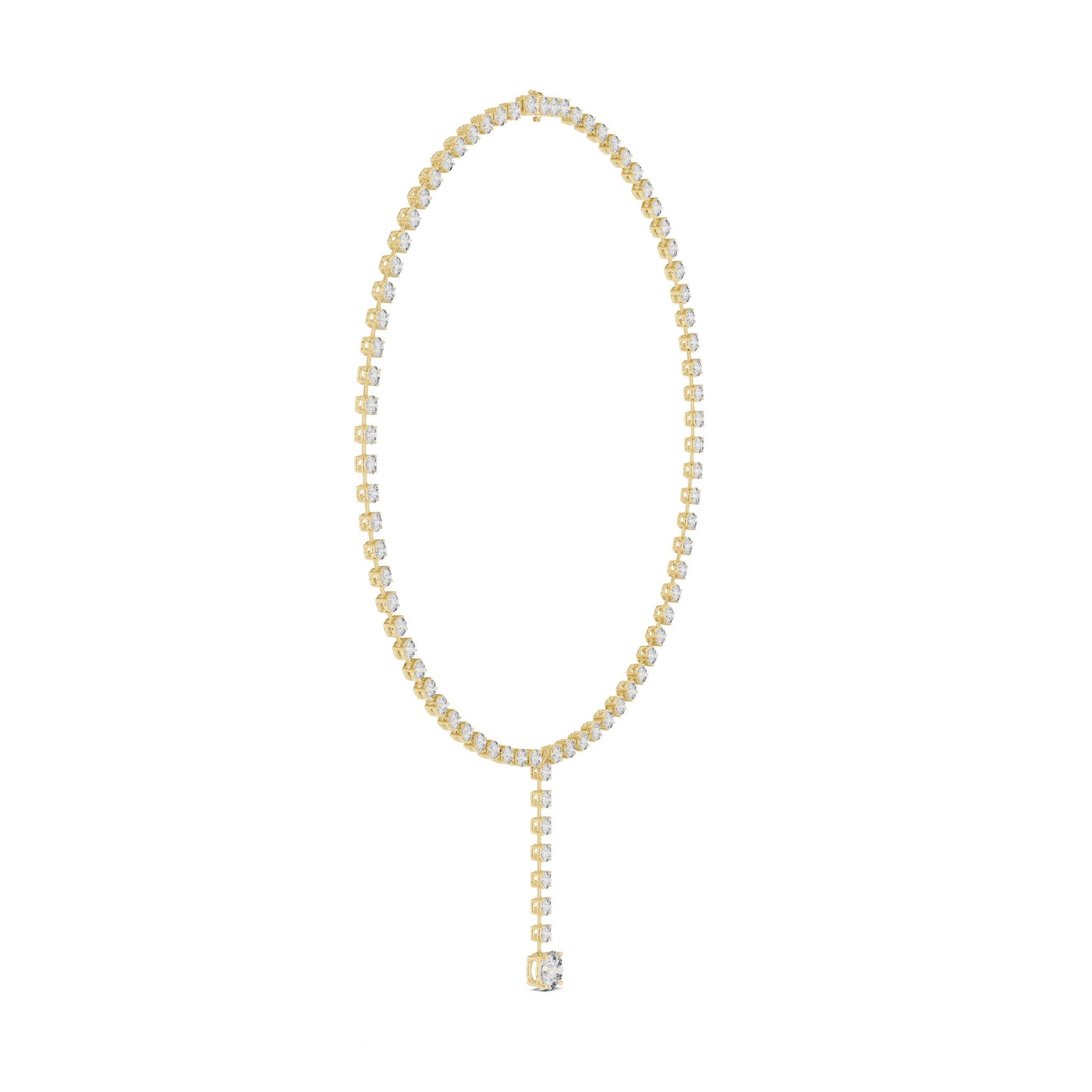 Round Lab Grown Diamond Halo Pendant