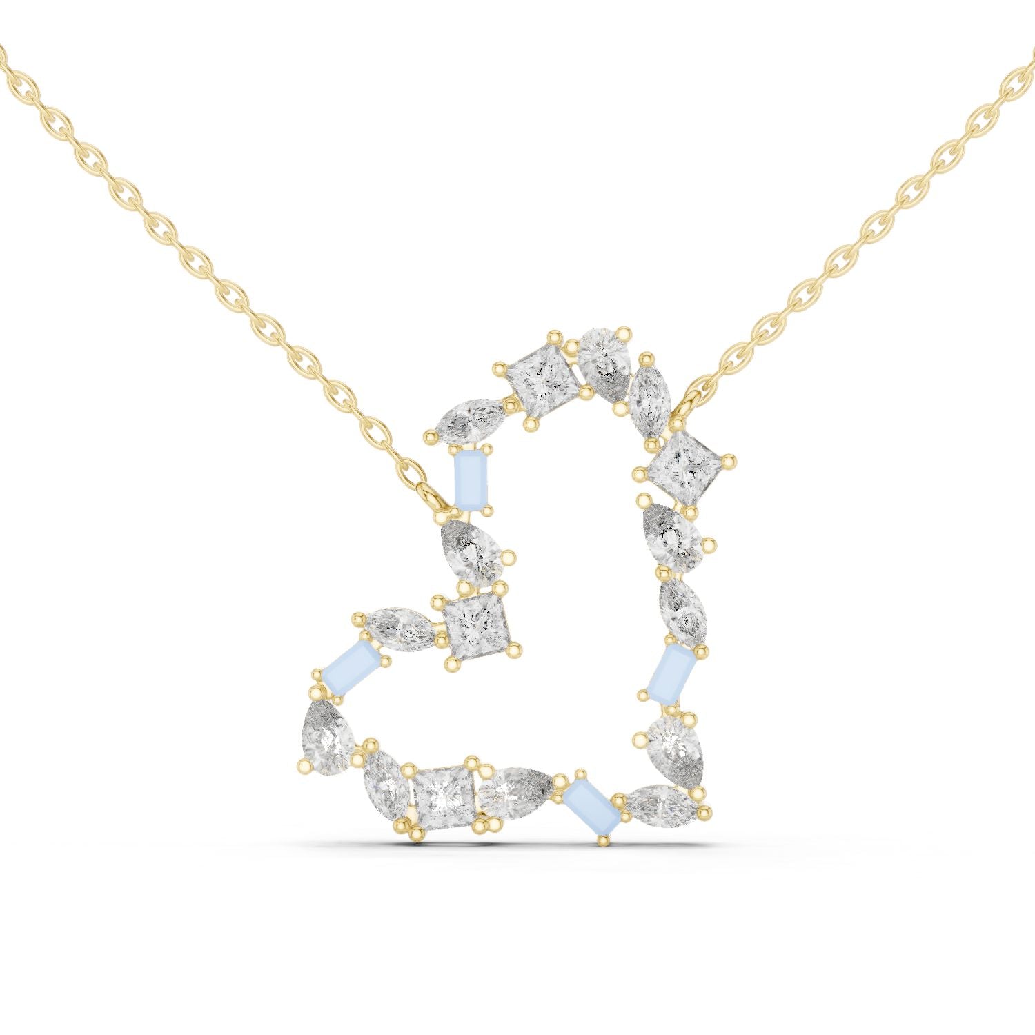 Round Lab Grown Diamond Halo Pendant