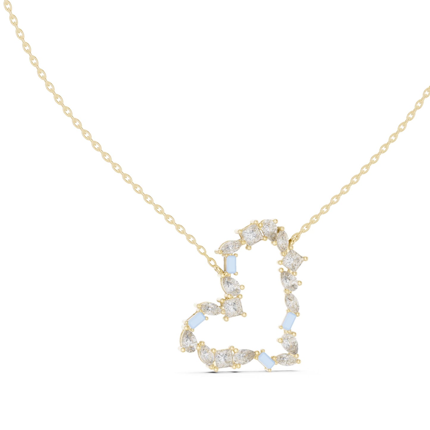 Round Lab Grown Diamond Halo Pendant
