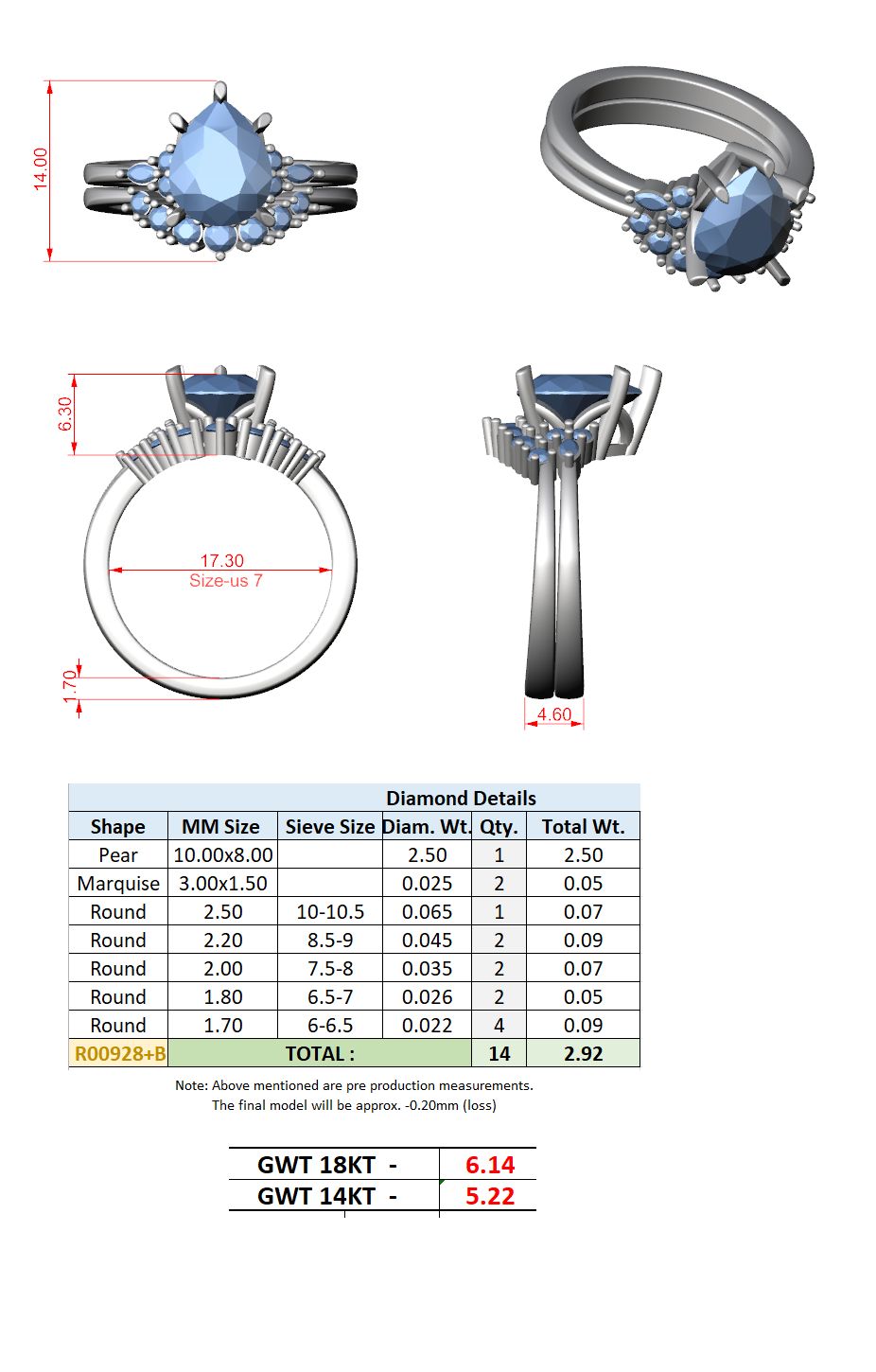 Round Lab Grown Diamond Halo Engagement Ring