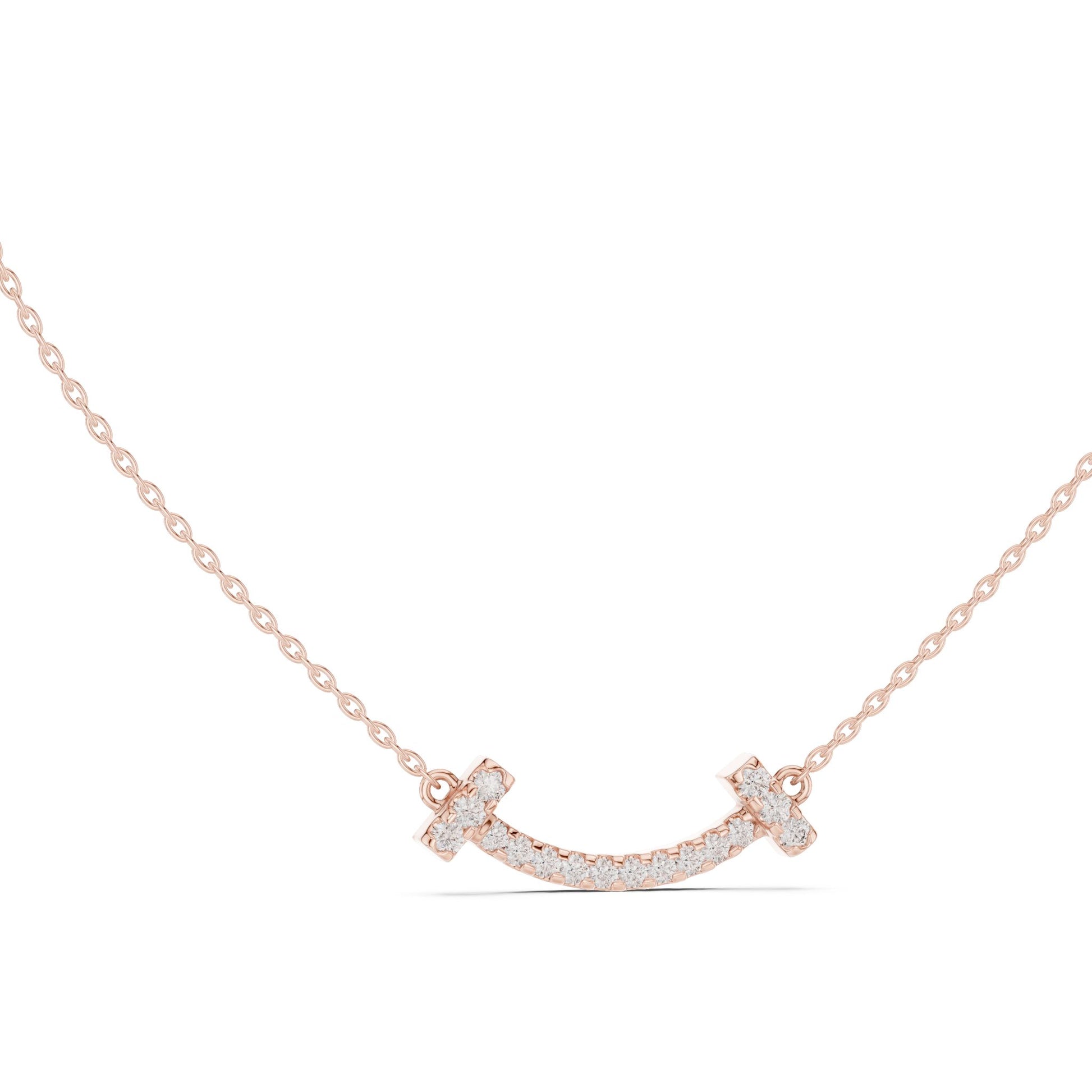 Round Lab Grown Diamond Pave Pendant