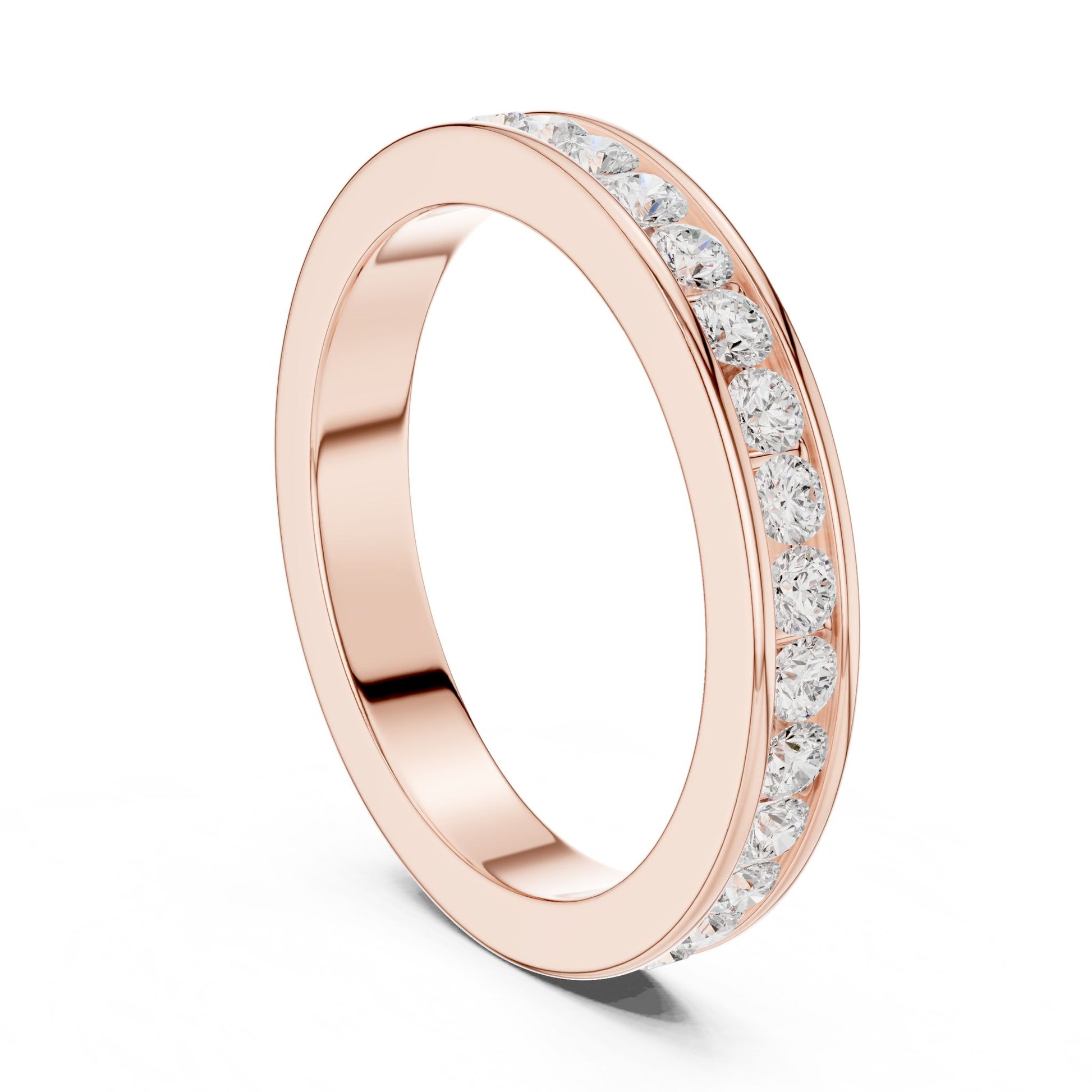 Men's Round Lab Grown Diamond Pave Ring