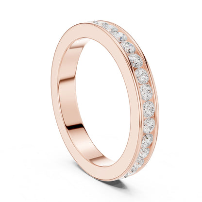 Men's Round Lab Grown Diamond Pave Ring