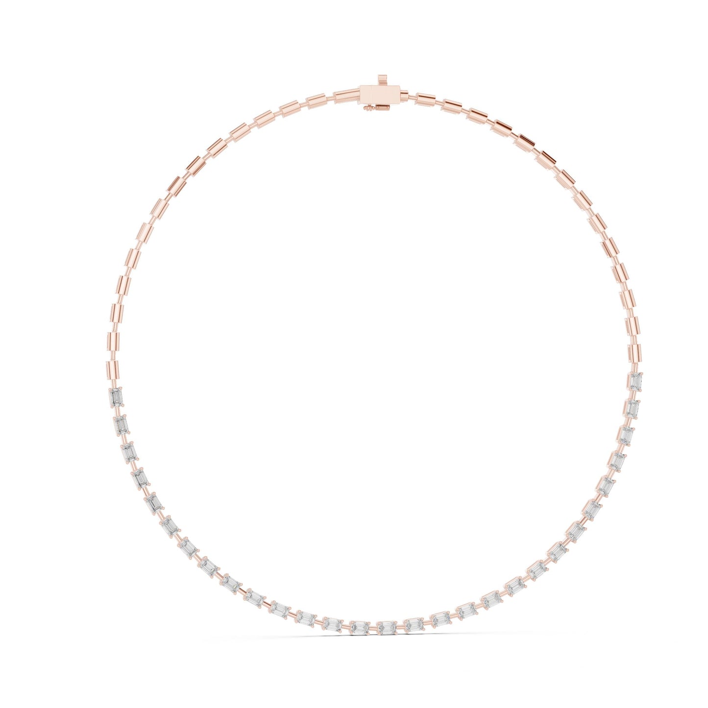 Round Lab Grown Diamond Pave Pendant