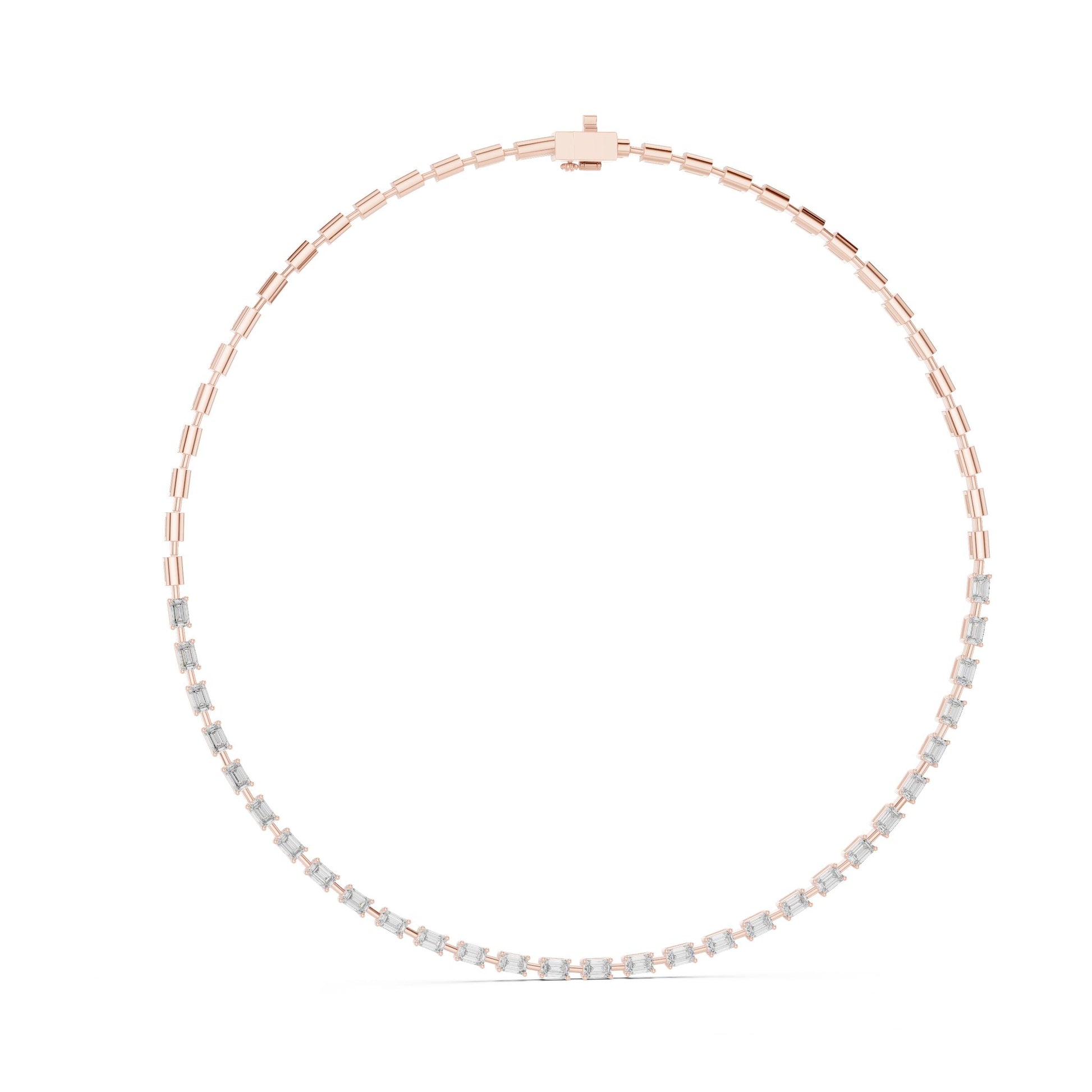 Round Lab Grown Diamond Pave Pendant