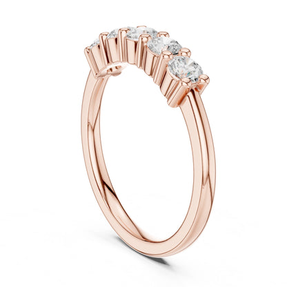 Round Lab Grown Diamond Pave Engagement Ring