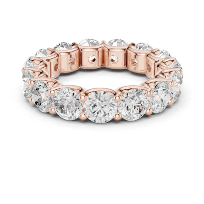 Round Lab Grown Diamond Pave Engagement Ring