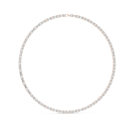 Round Lab Grown Diamond Pave Pendant