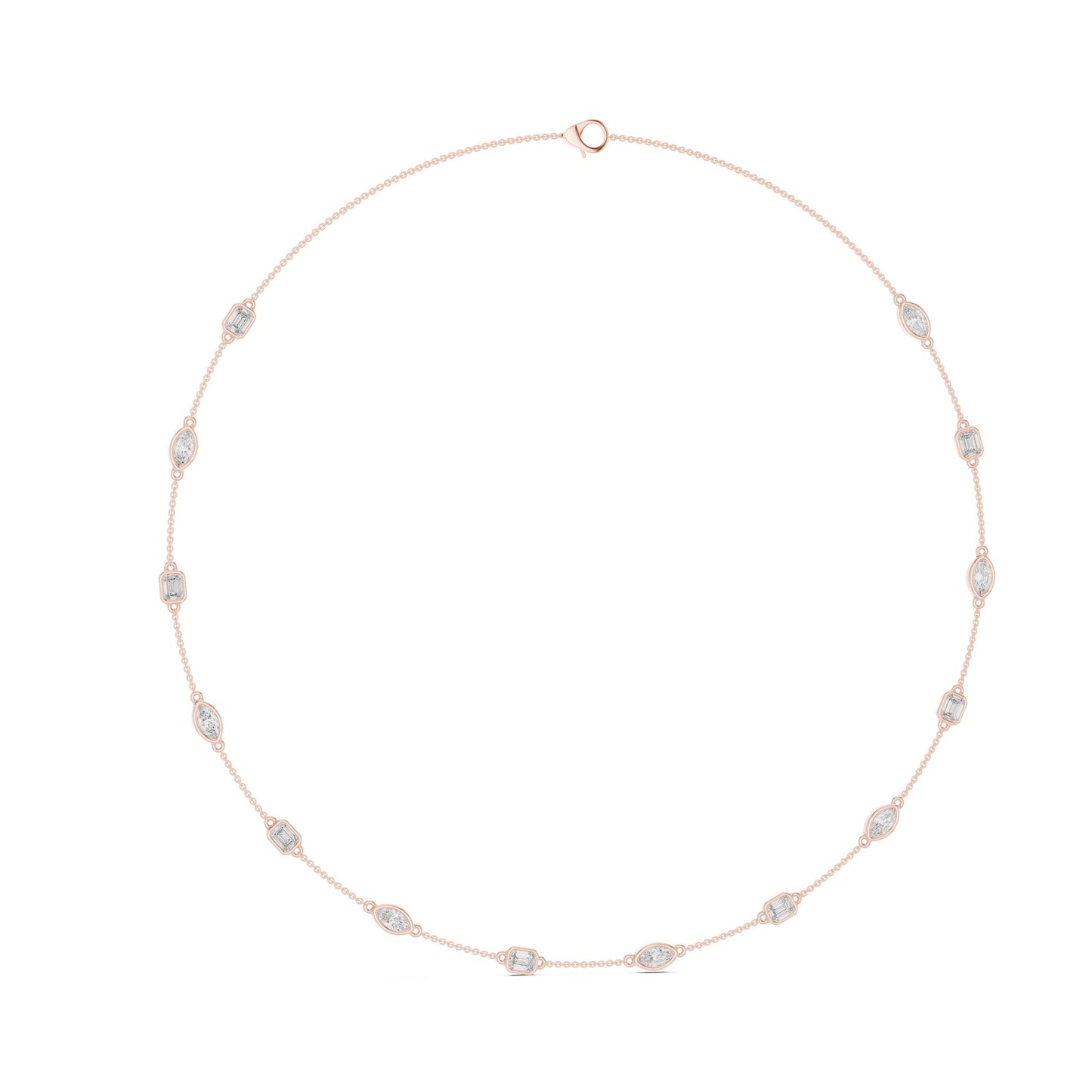 Round Lab Grown Diamond Pave Pendant