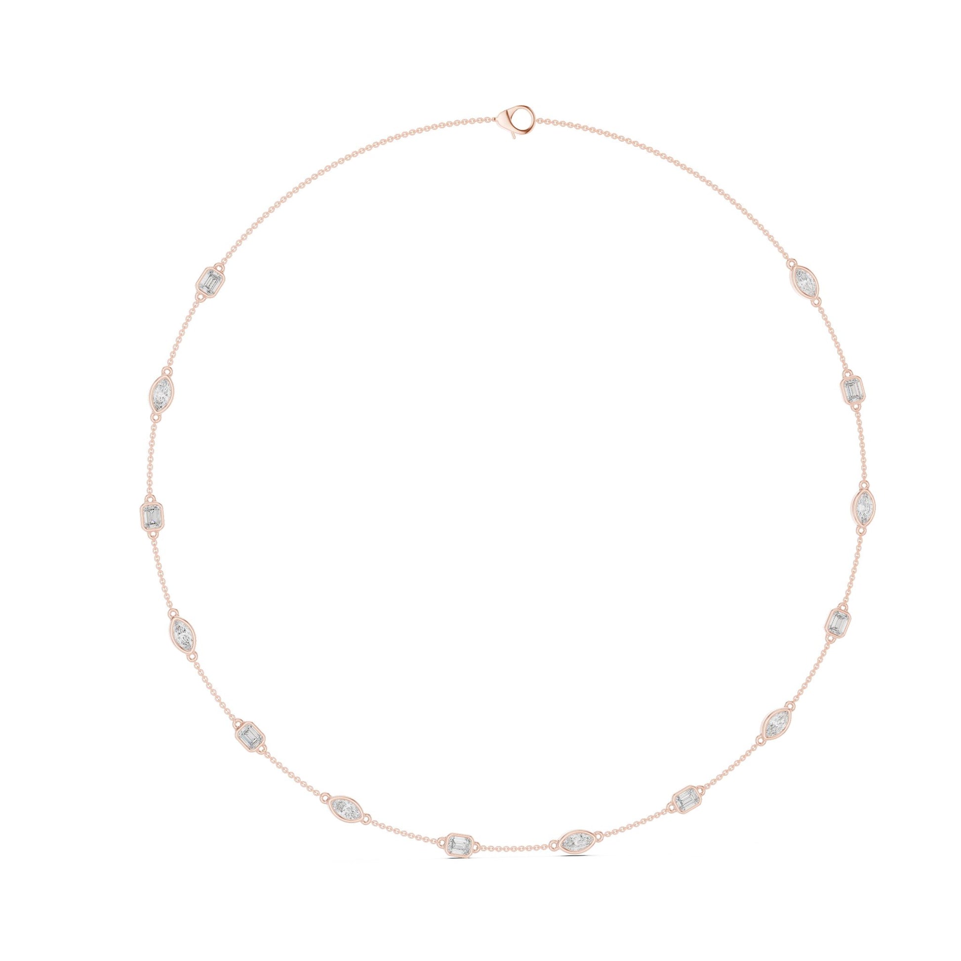 Round Lab Grown Diamond Pave Pendant